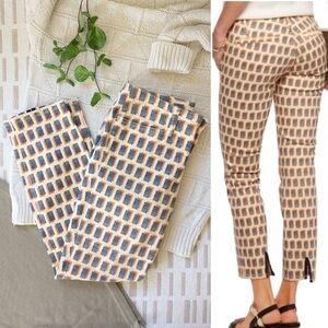 Tory Burch | 26 | Cropped Skinny Jean Abstract Geometric Patterned